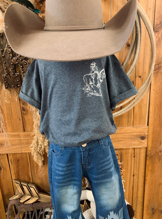 “Always Be A Cowgirl” Youth Tee