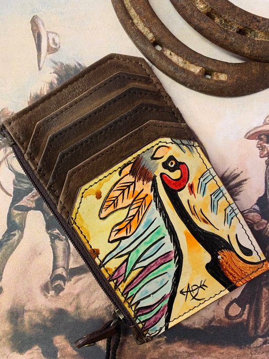 “Feathered Indian” Cardholder