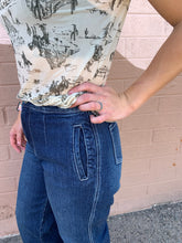 Load image into Gallery viewer, “Montana” High Waisted Trouser Jeans