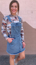 Load image into Gallery viewer, “Blaze” Denim Overall Skirt