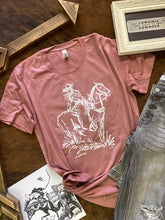 Load image into Gallery viewer, Rose “Cowgirl” Tee
