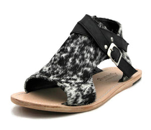 “Novilla” Cowhide Sandals