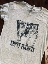 Load image into Gallery viewer, Youth “Broke Horses Empty Pockets” Tee