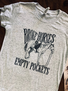 Youth “Broke Horses Empty Pockets” Tee