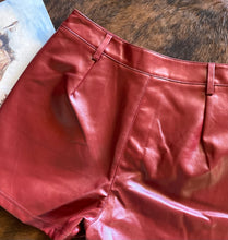 Load image into Gallery viewer, “Sonora” Faux Leather Shorts